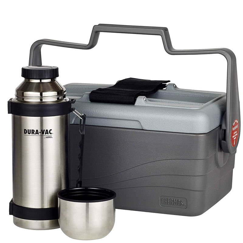 Thermos Combo Lunch Lugger Box 6.6L & 1L Flask Stainless Steel