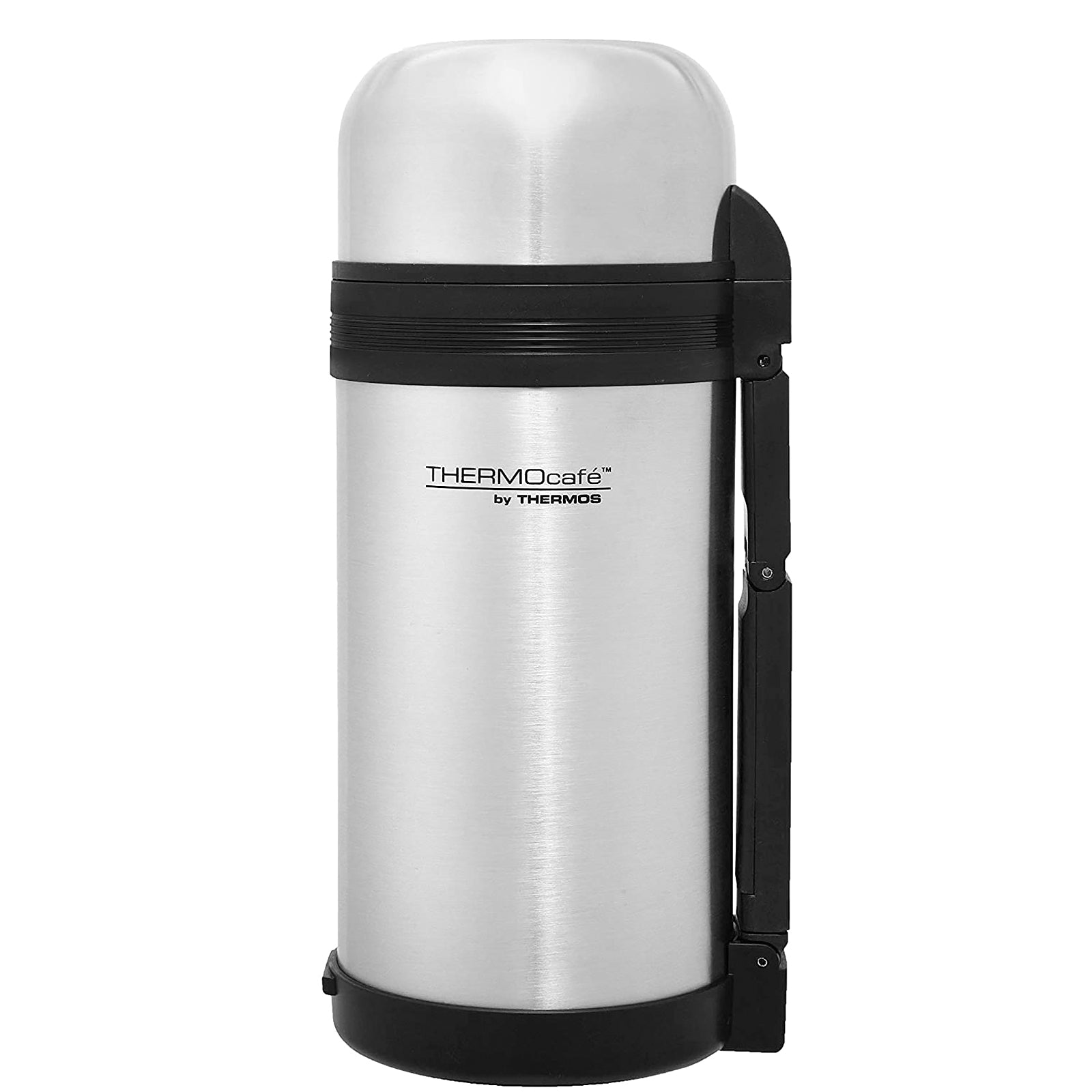 New THERMOS ThermoCafe Stainless Steel Vacuum Insulated Flask 1.0 Litre  Black