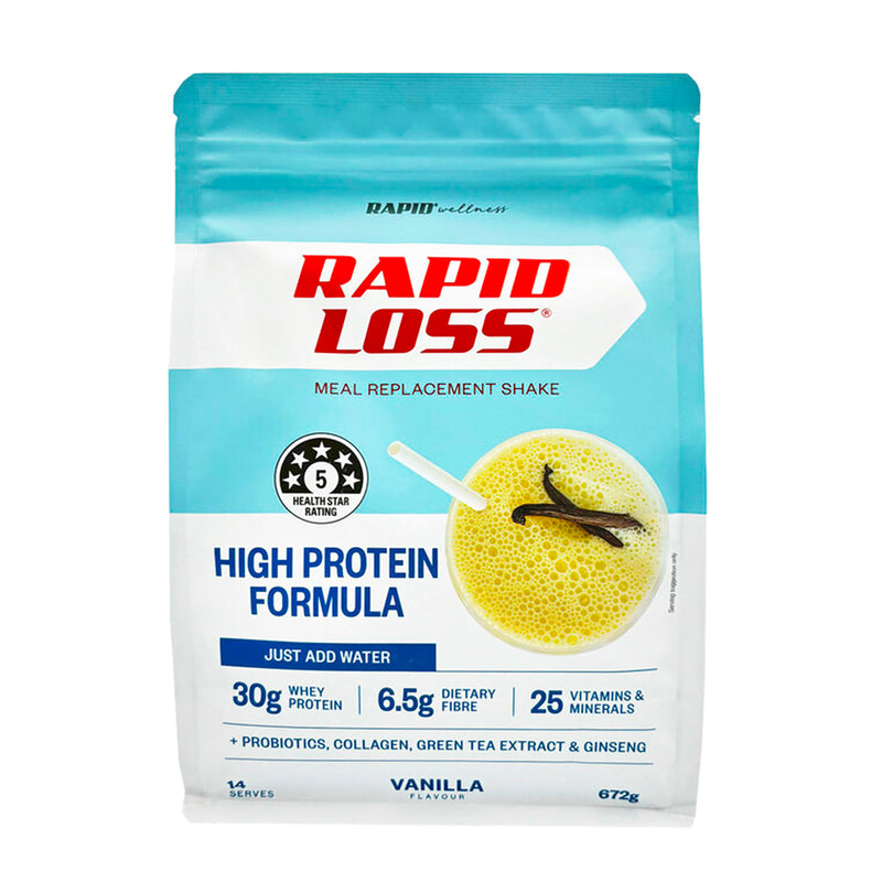 Premium Protein Powder 672g Rapid Loss Vanilla High Protein Shake Concentrate Whey Aussie Made