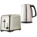 Russell Hobbs Stainless Steel 1.7L Kettle 2200W & 2 Slice Toaster Combo