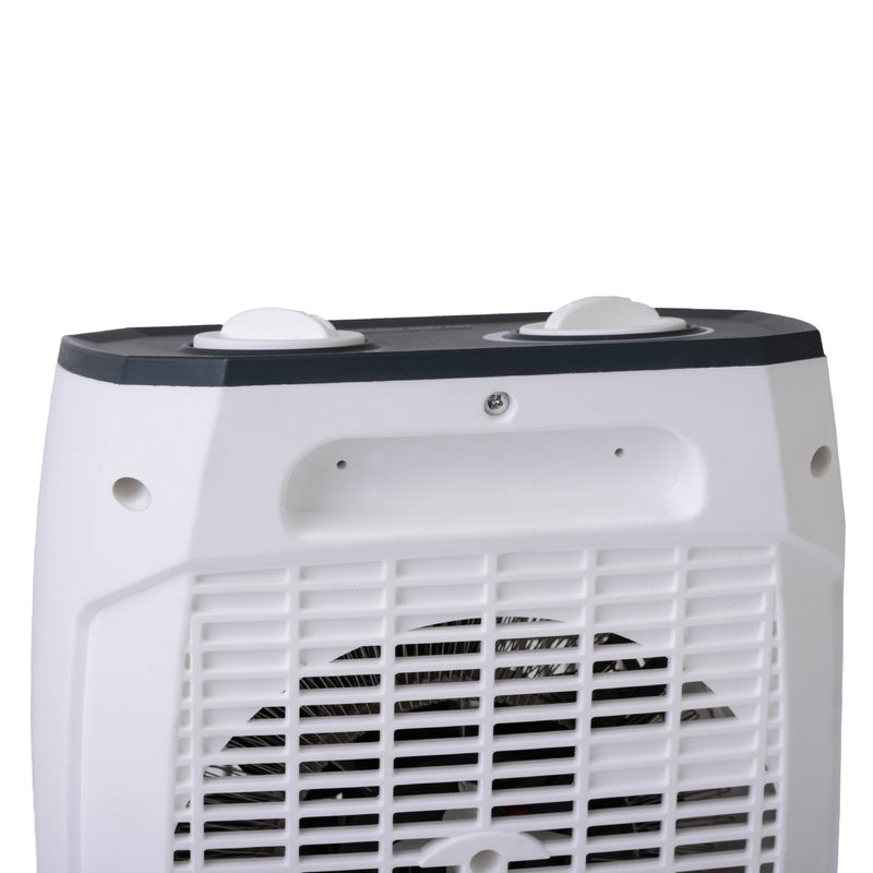 Goldair Electric Fan Heater White 2000W Upright with Thermostat