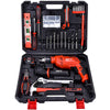 Electric Power Drill Combo Kit 550W Tool Set 50pc Hammer Impact 13mm with Case