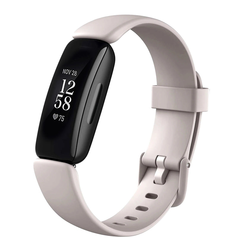 Fitbit Inspire 2 Watch Lunar White HR Heart Sleep Step Smart Tracker