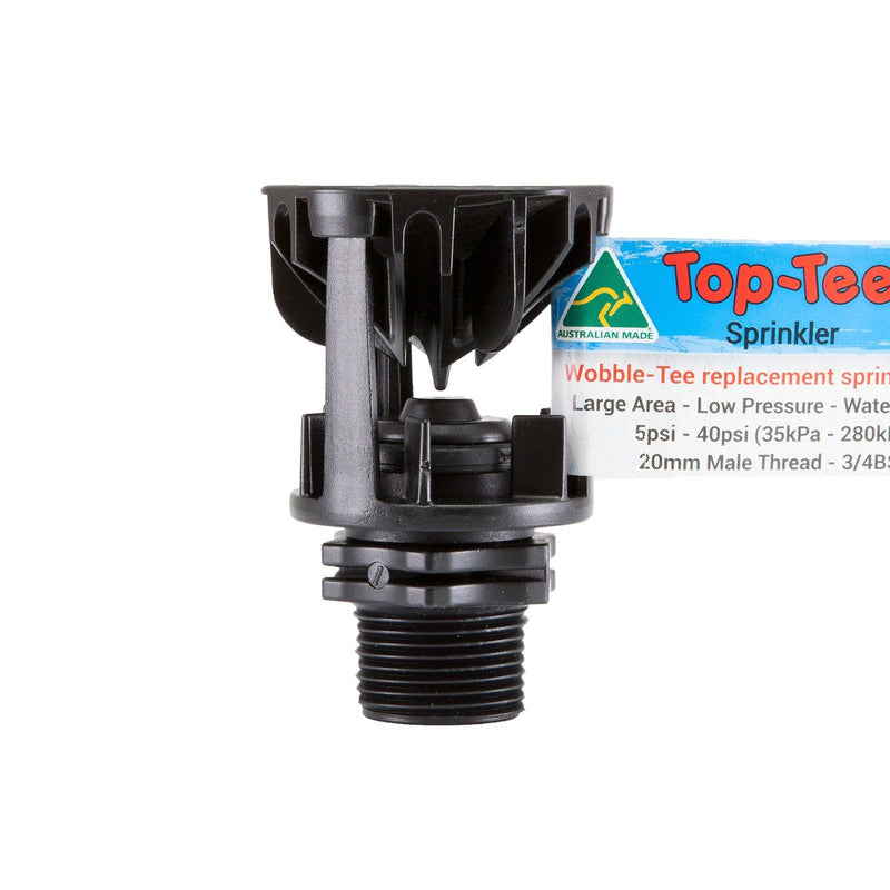 2x Sprinkler Head Top-Tee by Wobble-Tee Aussie Made Water Saving