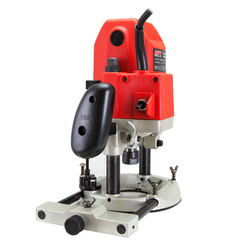 MPT Electric Industrial Plunge Router 1/2" 1800 Watt with Kit