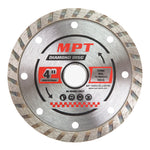 2x MPT Diamond Disc 100mm x16mm Turbo Tile Cutting Blade Wheel