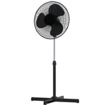 Starke Pedestal Fan 40cm Black 3 Speed Oscillating and Adjustable Height