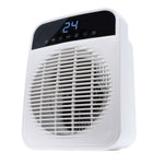 Goldair Electric Digital Fan Heater White 2000W Portable with Thermostat