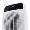 Goldair Electric Digital Fan Heater White 2000W Portable with Thermostat
