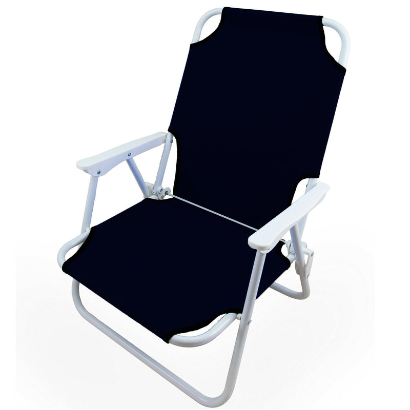 Beach Chair Outback Foldable Camping Folding Outdoor Camp Pool Stool Black