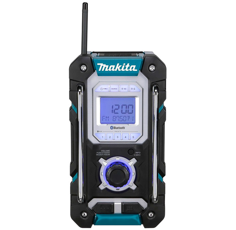 Makita Genuine Cordless Bluetooth Radio Speaker with Dual Speakers 18V Li-ion Tool Only