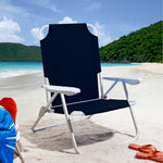 Beach Chair Outback Foldable Camping Folding Outdoor Camp Pool Stool Black