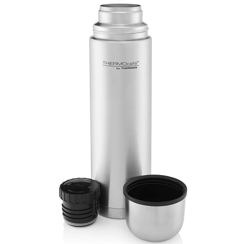 Thermos Stainless Steel Combo 1L Vacuum Flask & 420ml Insulated Travel Mug