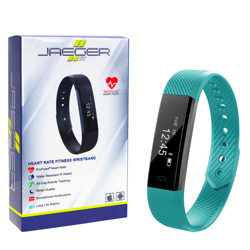Jaeger Fit Alta-X HR 38mm Heart Rate Sports Watch with Teal Band