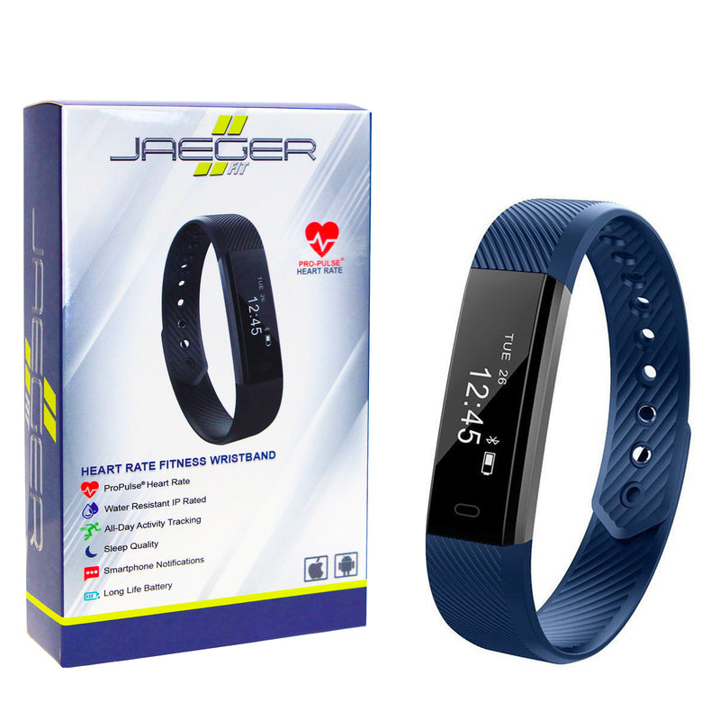 Jaeger Fit Alta-X HR 38mm Heart Rate Sports Watch with Blue Band